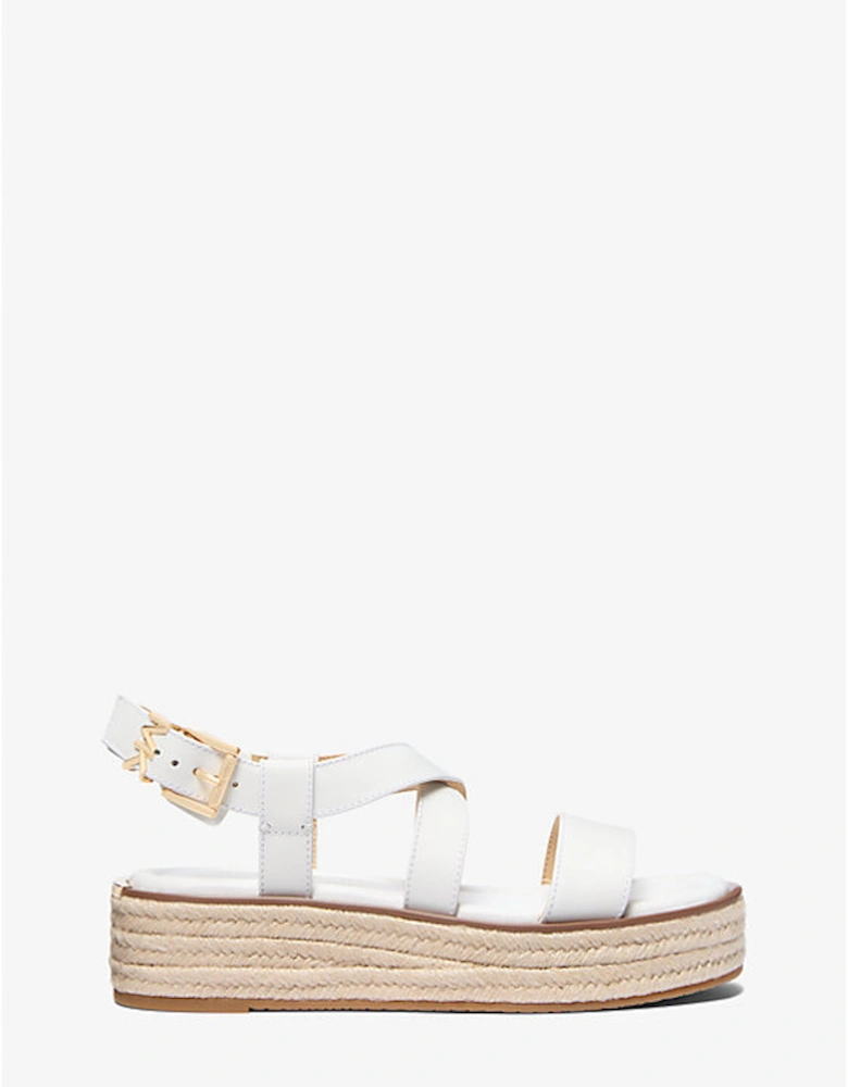 Lynn Leather Platform Espadrille Sandal