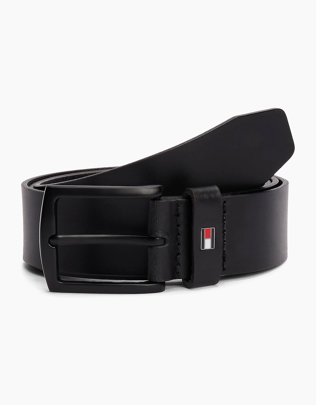 Tommy Hilfiger Tommy Hilfiger New Denton Leather Belt - Black