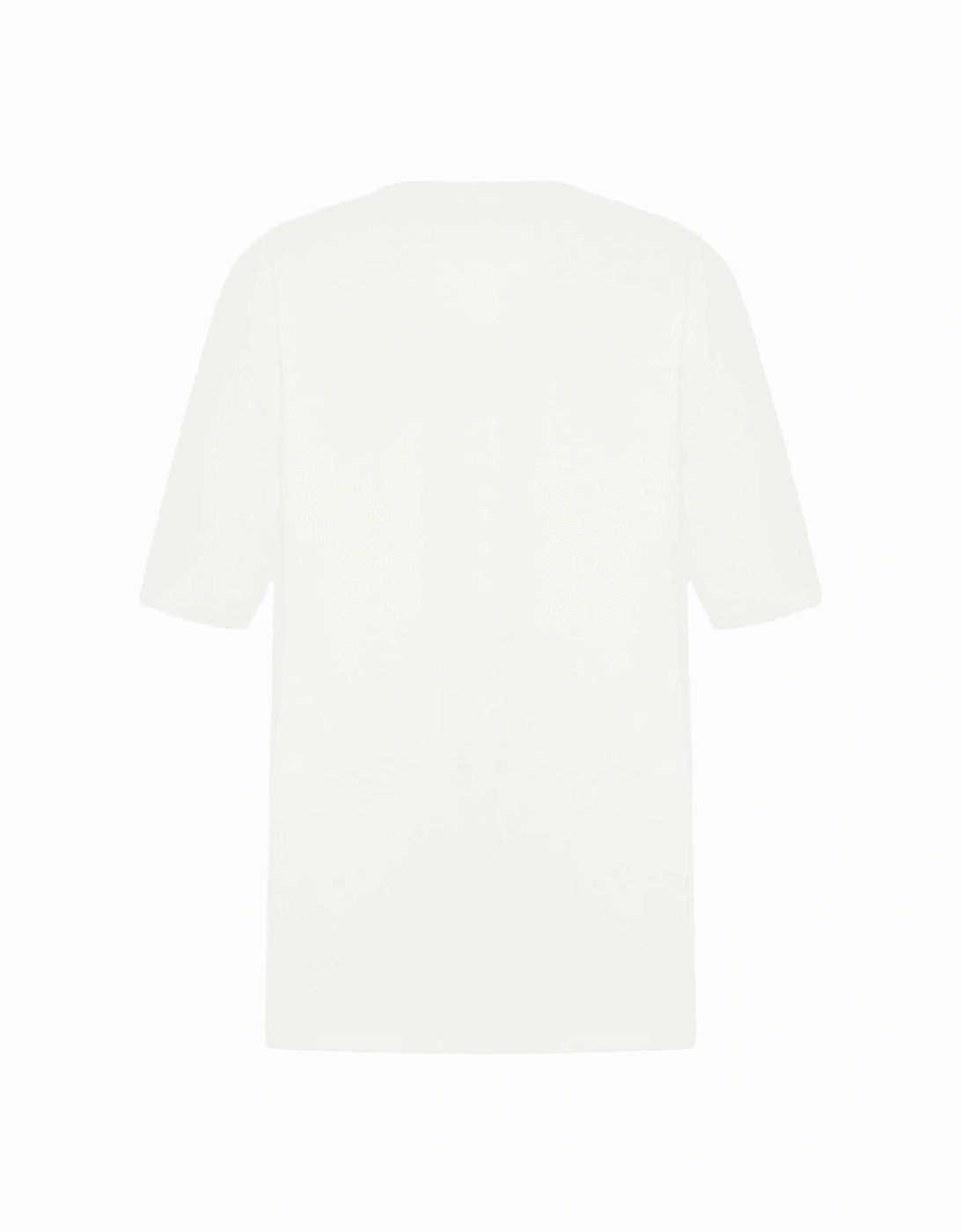 Signature Logo Loose Fit White T-Shirt