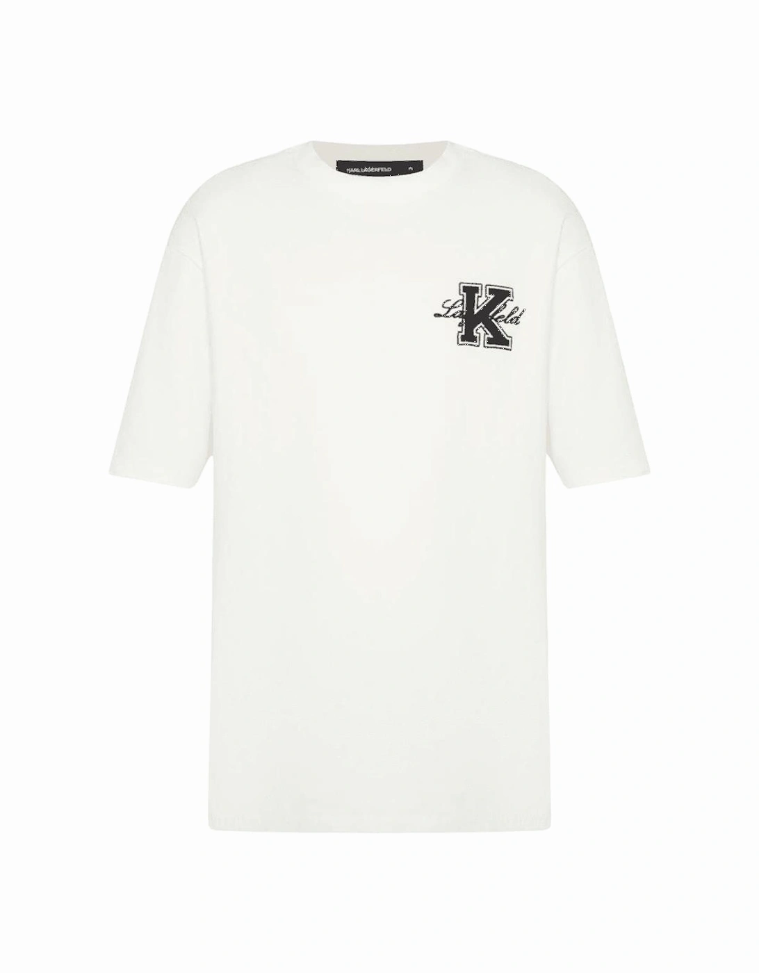Signature Logo Loose Fit White T-Shirt, 4 of 3