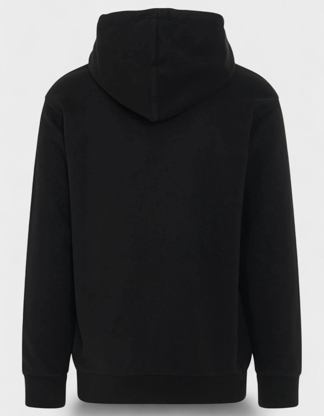 Rhinestone Sprayed Hoodie Black