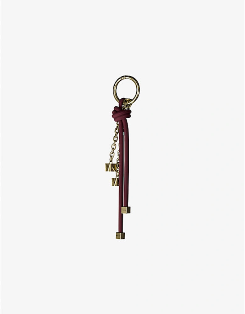 Gold-Tone and Cord Bag Charm