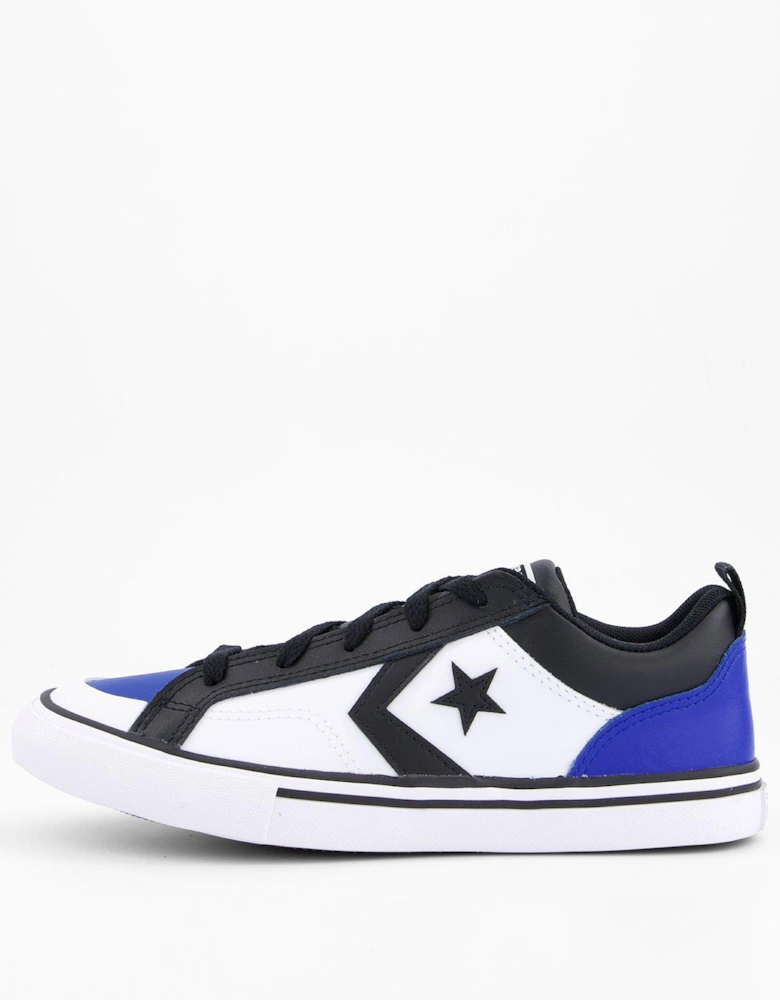 Junior Pro Blaze Trainers - Black/white/blue