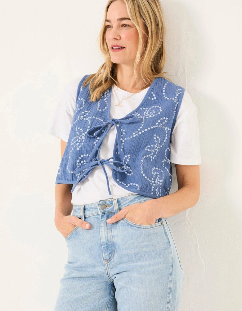 Beth Waistcoat - Blue