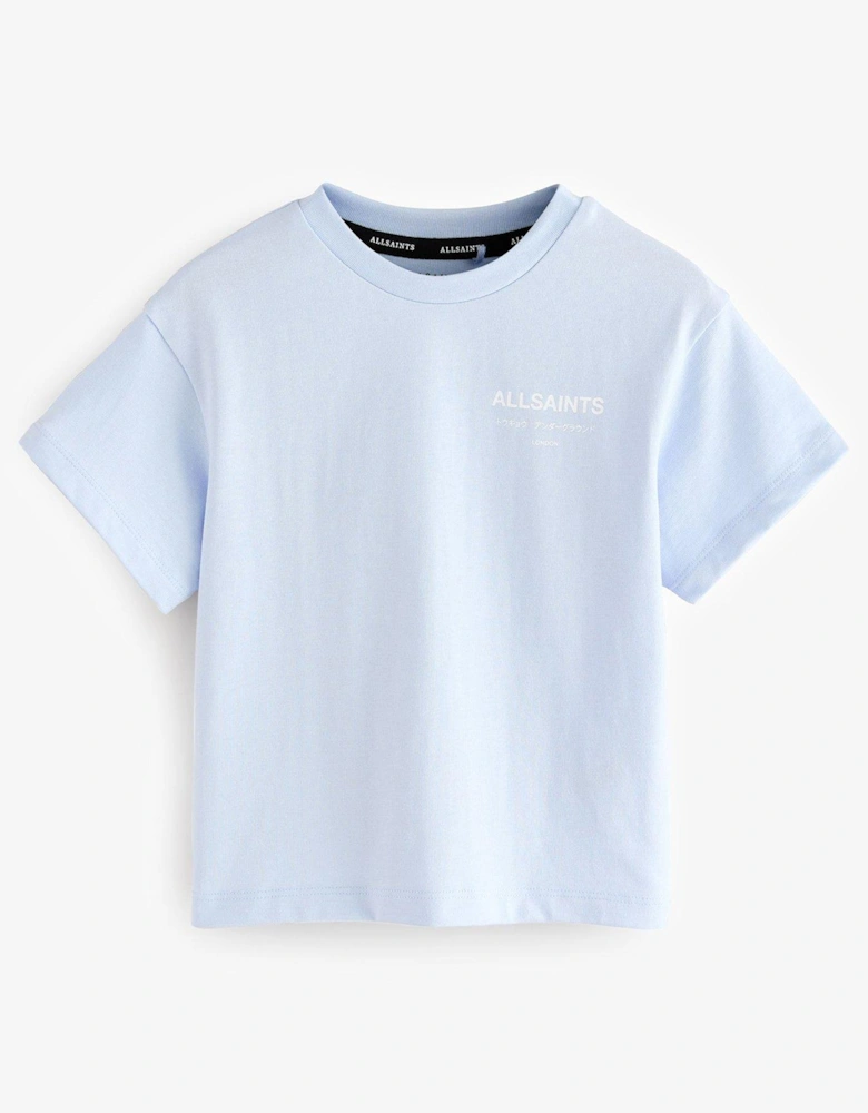 All Saints Logo T-Shirt - Blue
