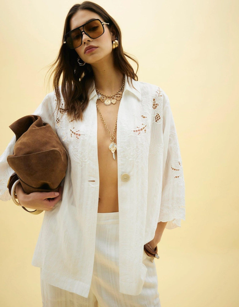 Relaxed Shirt - White
