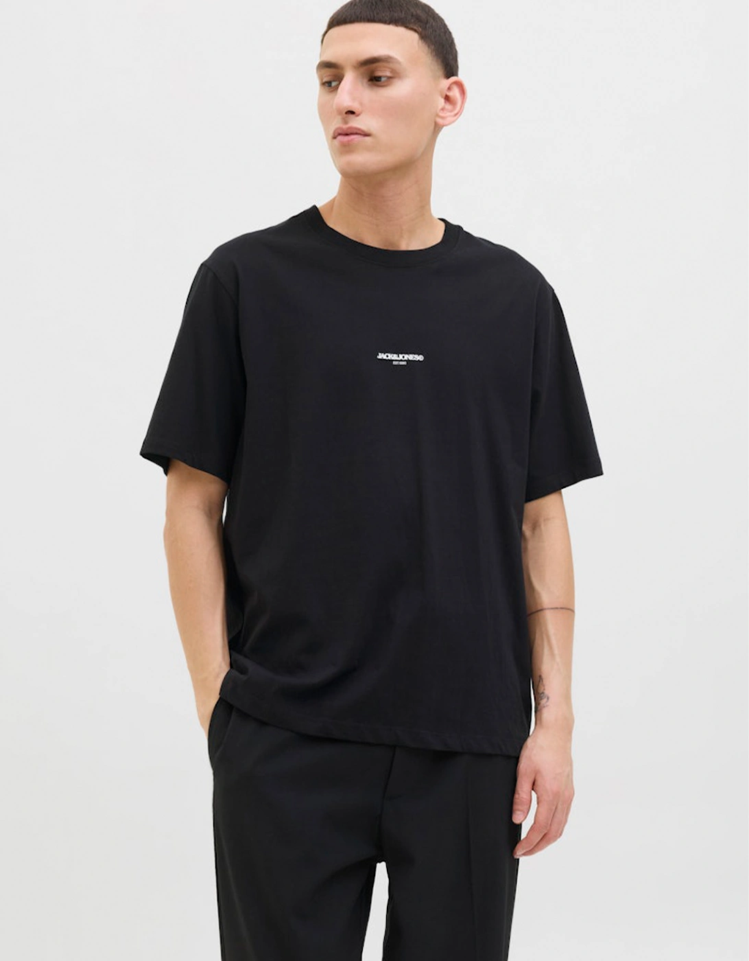 Originals Tavira Poster Short Sleeve Crew Neck Tee Black, 9 of 8