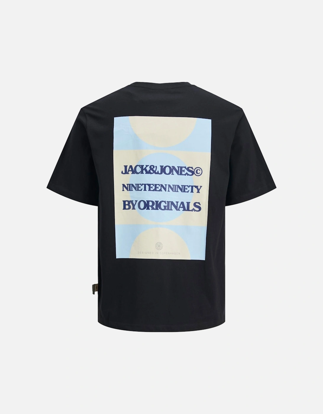 Originals Tavira Poster Short Sleeve Crew Neck Tee Black