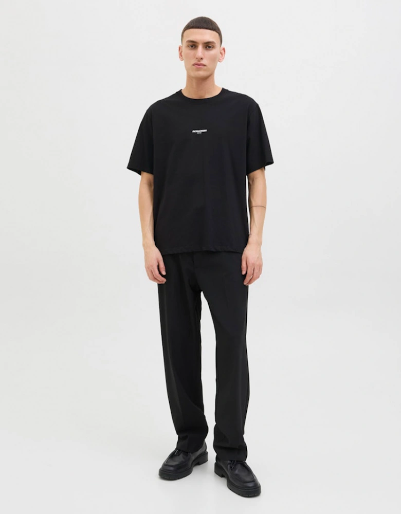 Originals Tavira Poster Short Sleeve Crew Neck Tee Black