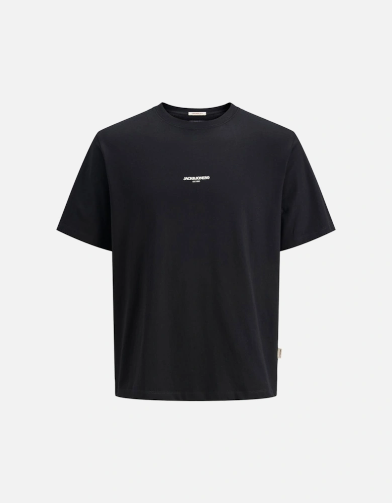 Originals Tavira Poster Short Sleeve Crew Neck Tee Black