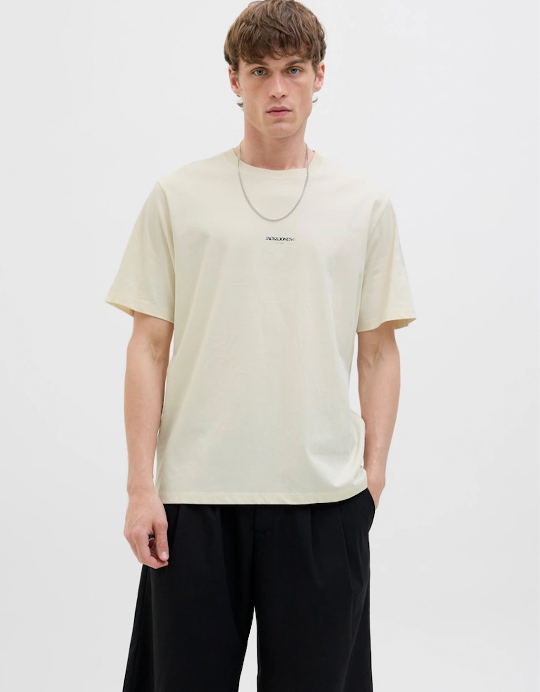 Originals Tavira Poster Short Sleeve Crew Neck Tee Antique White, 9 of 8