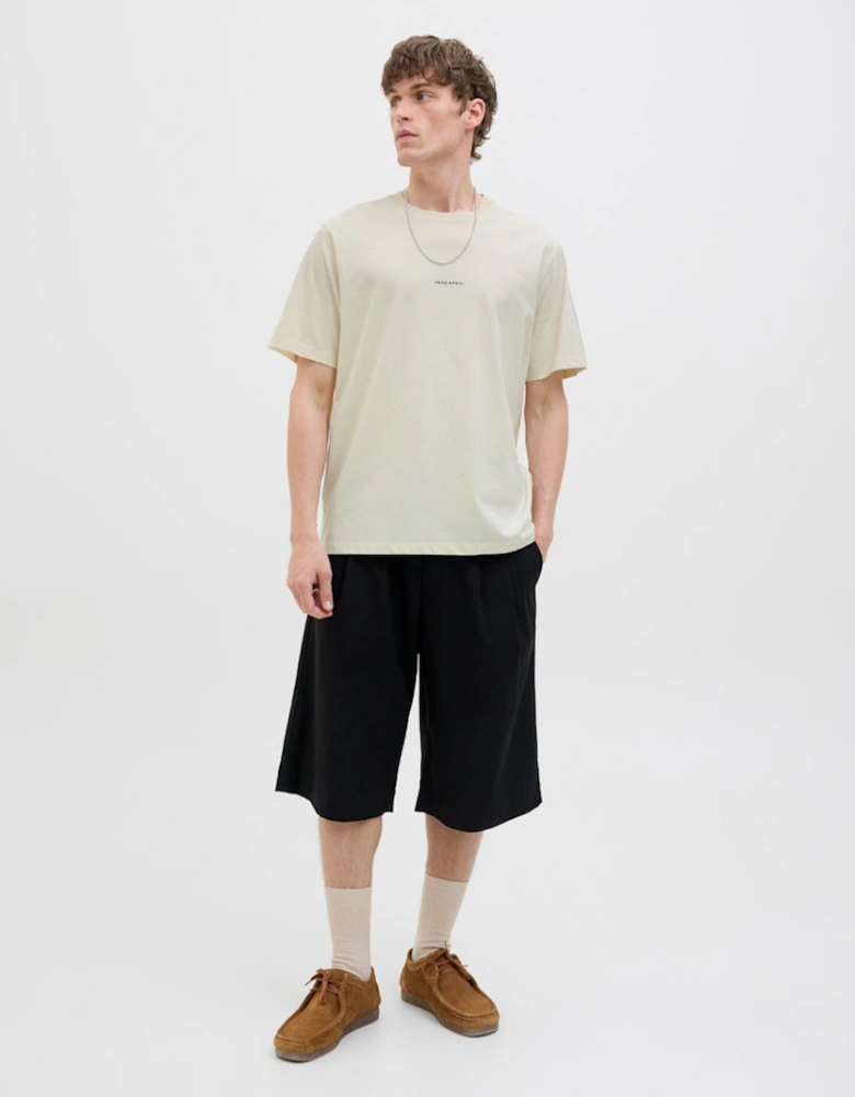 Originals Tavira Poster Short Sleeve Crew Neck Tee Antique White