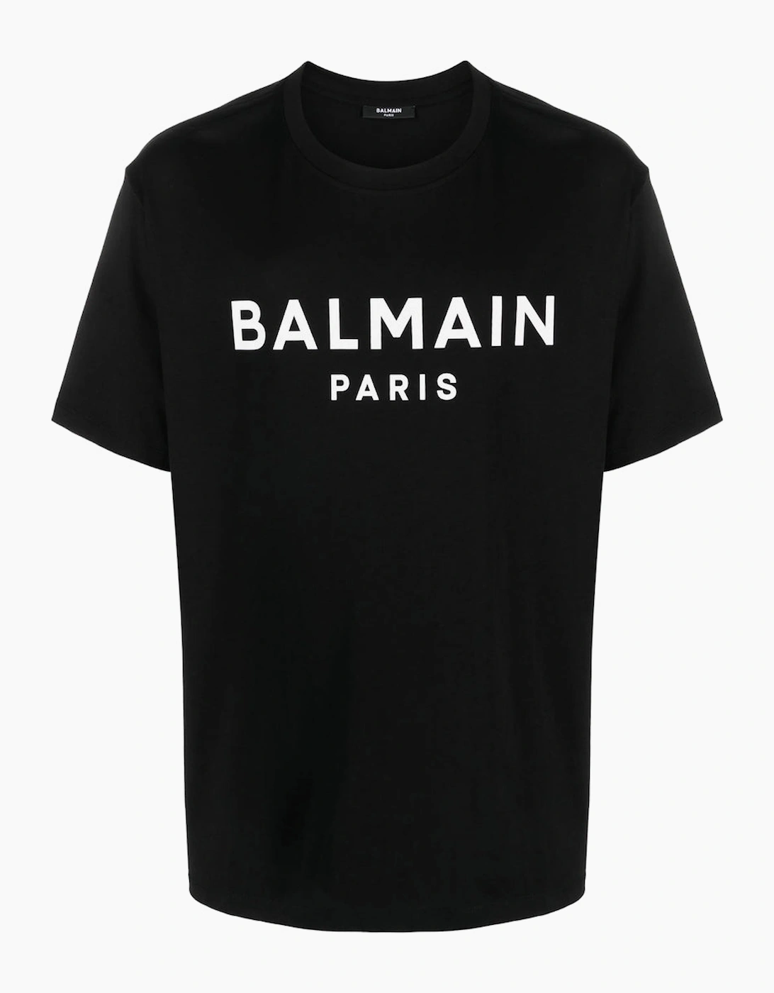 Balmain Men's Black Paris Bold Brand Logo T-Shirt  42 Xl