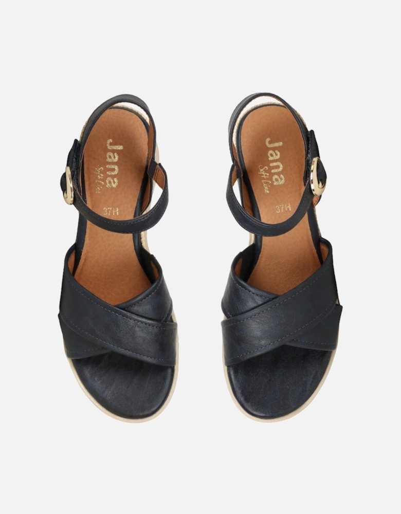 Raleigh Womens Wedge Heel Sandals