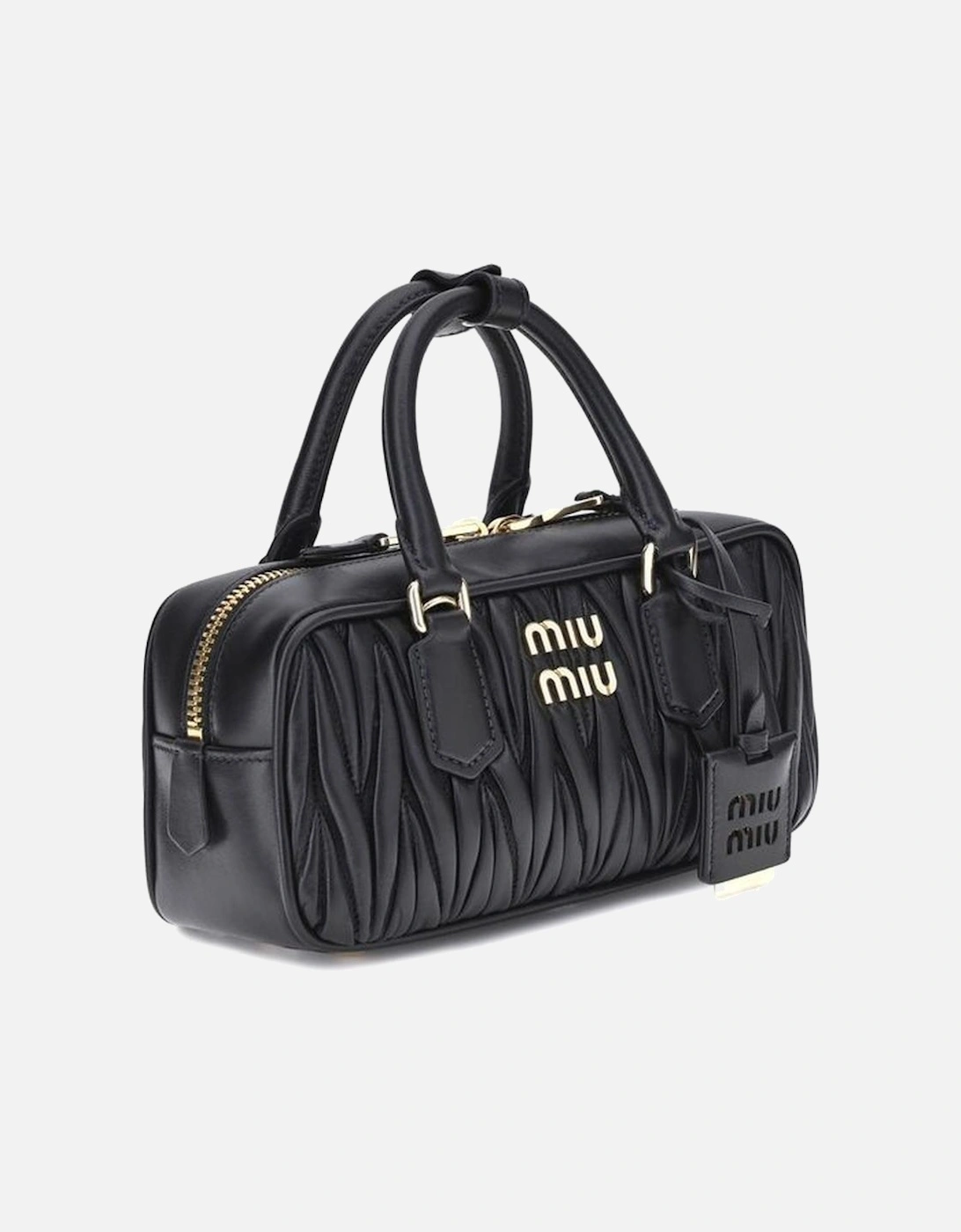 Arcadie Leather Matelasse Shoulder Bag Women - Black