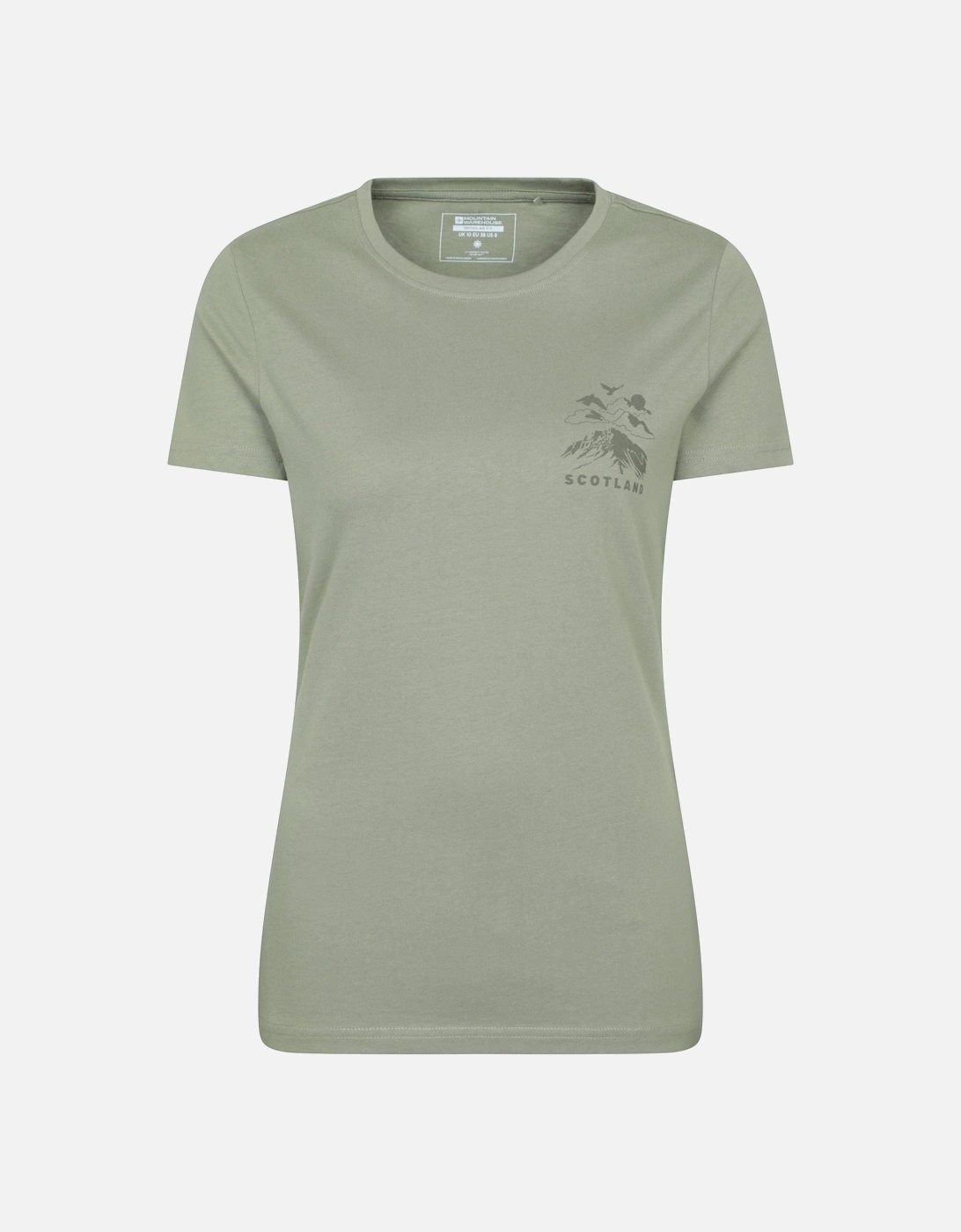 Womens/Ladies Scotland Mountain T-Shirt, 5 of 4