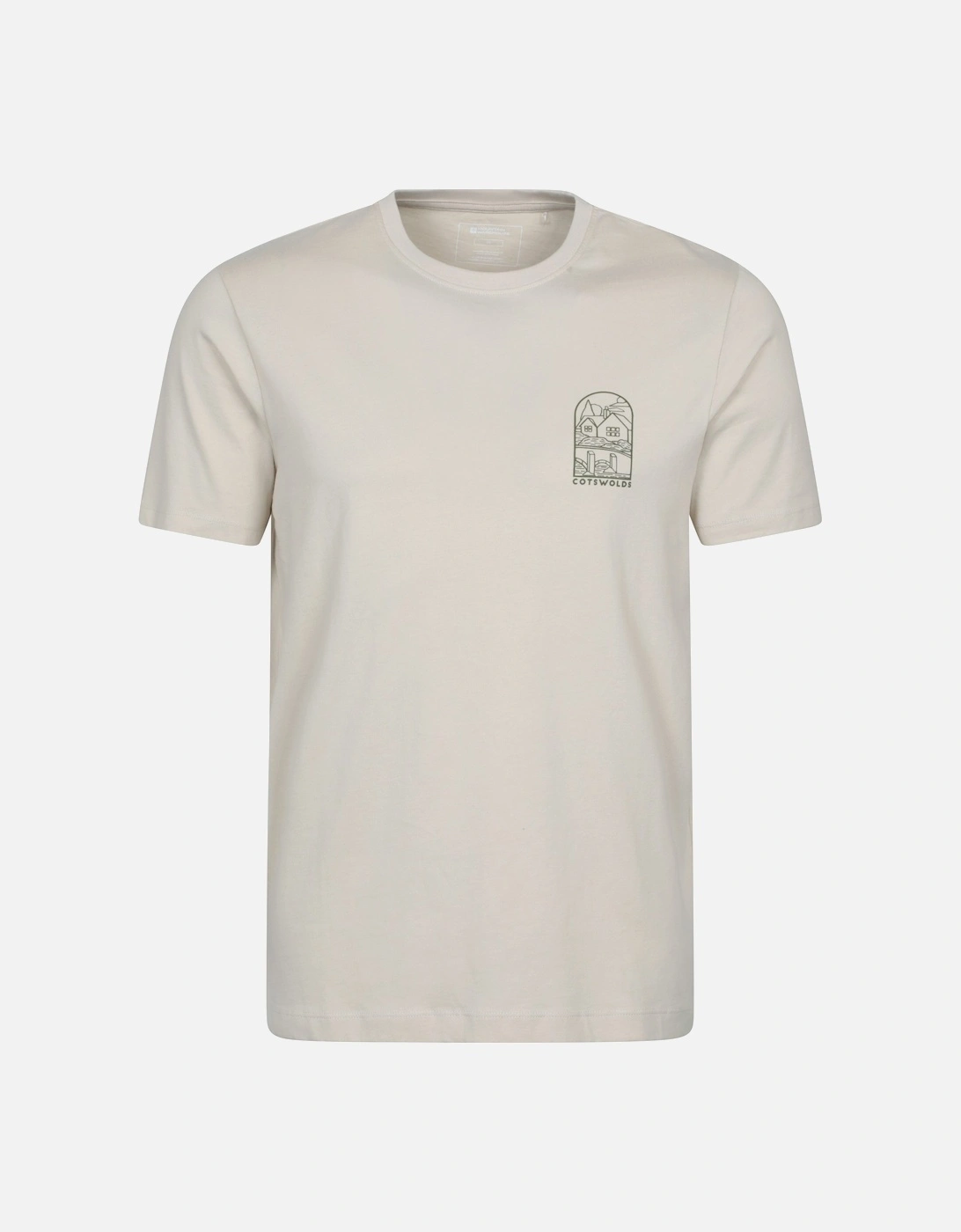 Mountain Warehouse Men's Mountain Warehouse Mens Cotswold Short-Sleeved T-Shirt - Cream