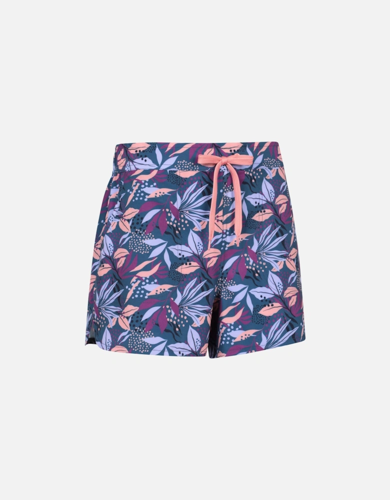 Womens/Ladies Floral Stretch Boardshorts