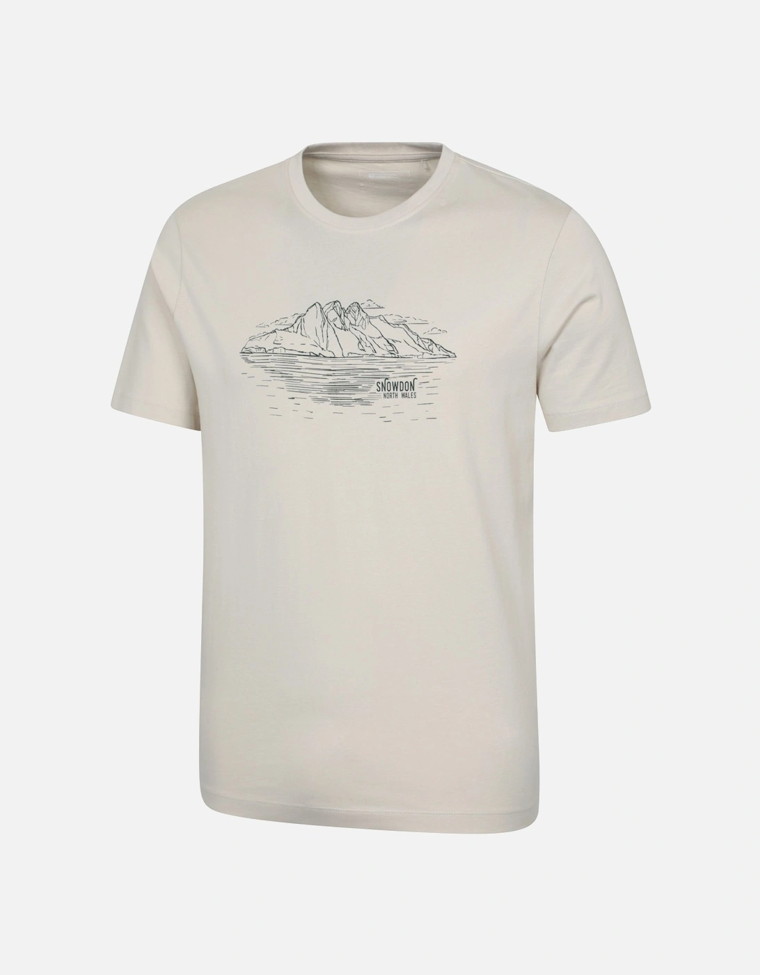 Mens Snowdon Mountain Short-Sleeved T-Shirt