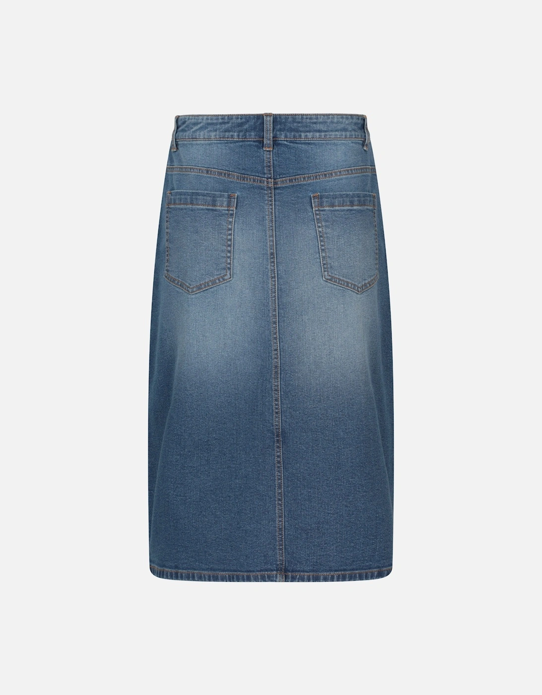 Womens/Ladies Ash Denim A-line Skirt