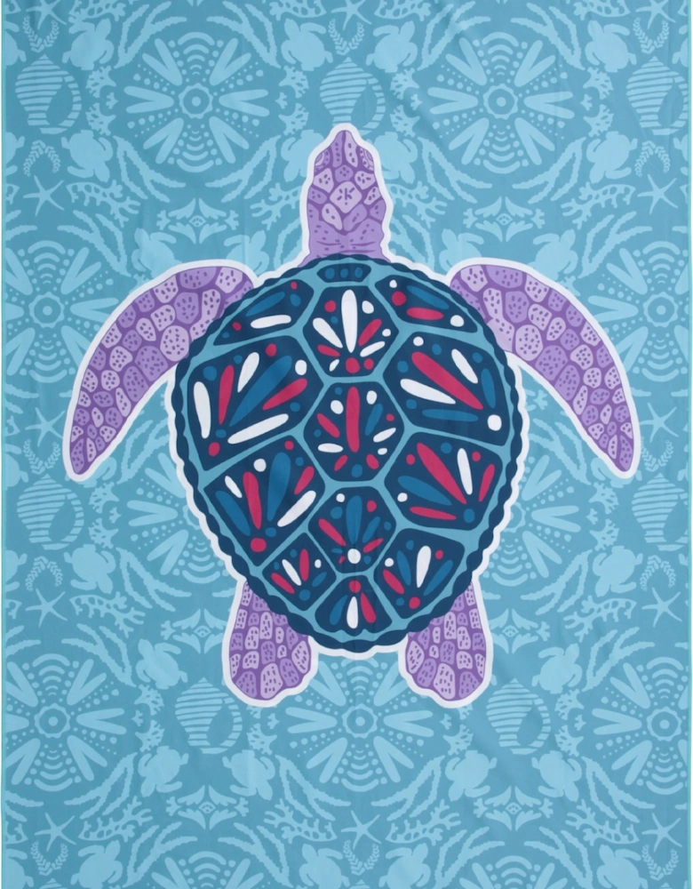 Childrens/Kids Turtle Microfibre Towel