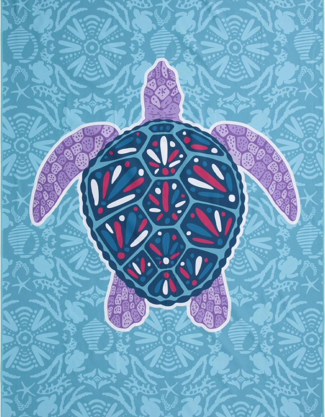 Childrens/Kids Turtle Microfibre Towel, 3 of 2