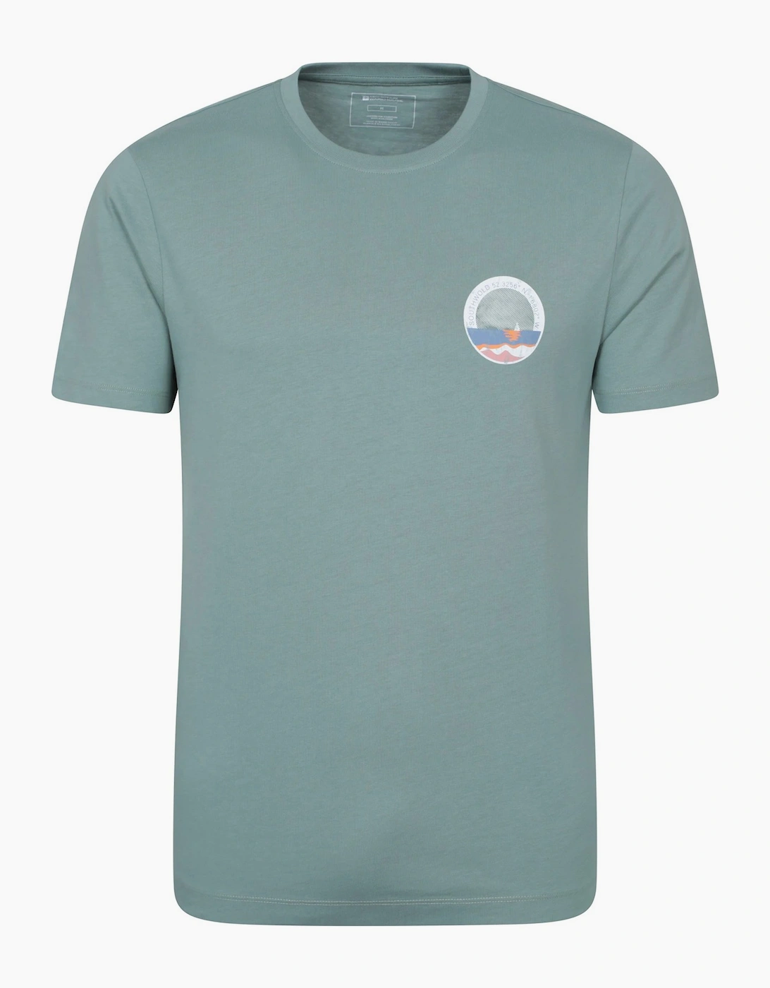 Mountain Warehouse Men's Green Southwold Short-Sleeved T-Shirt - Size 38