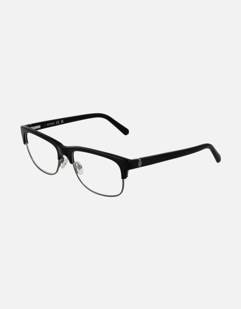 Browline Full-Rim Black Frame Glasses Women