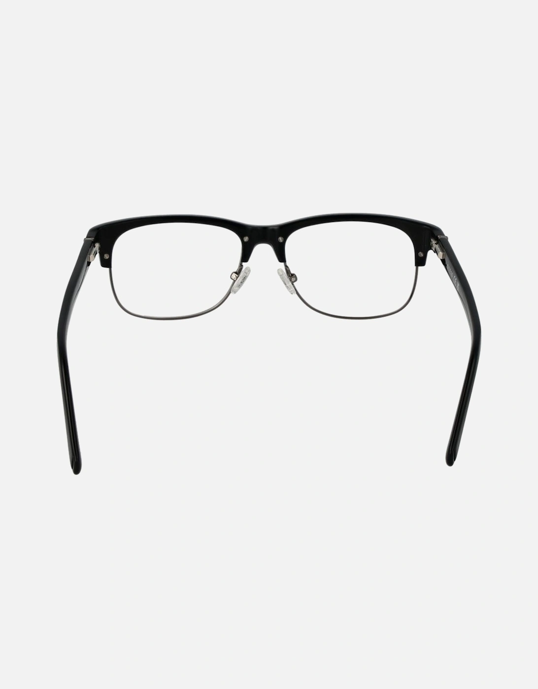 Browline Full-Rim Black Frame Glasses Women