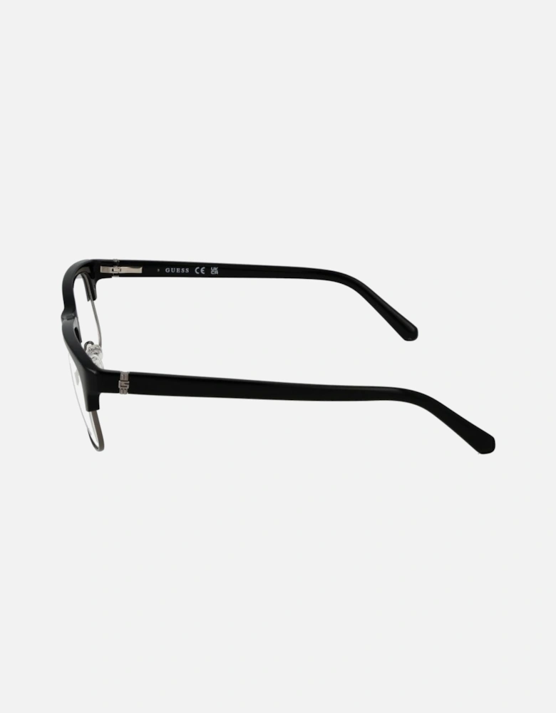 Browline Full-Rim Black Frame Glasses Women