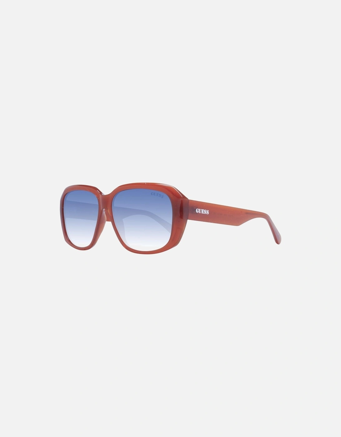 Square Gradient Blue Lens Sunglasses Women - Copper, 4 of 3