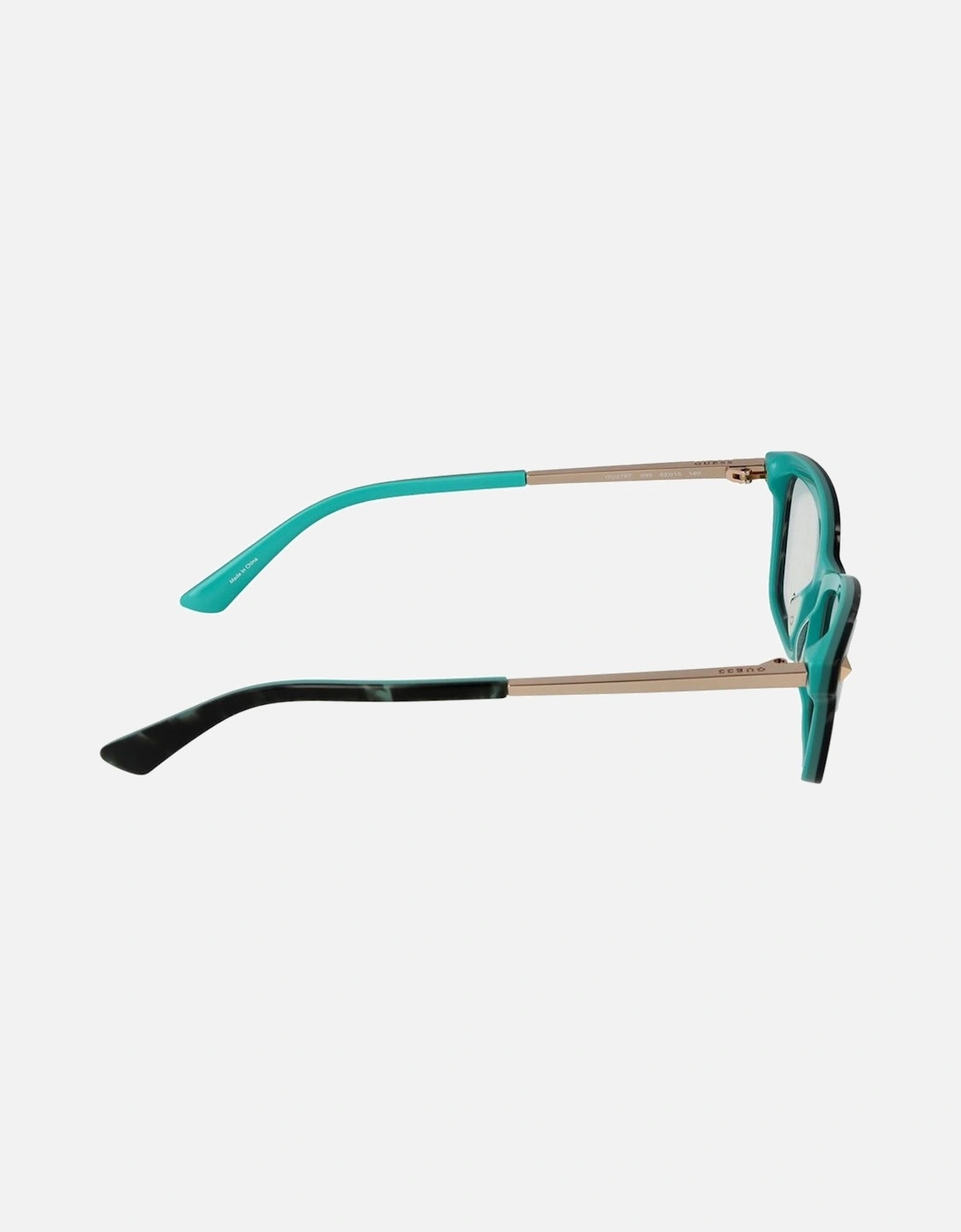 Rectangle Full-Rim Metal & Plastic Glasses Women - Black Frames