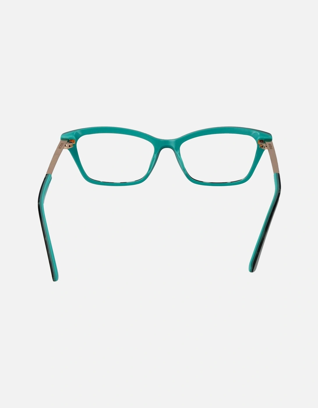 Rectangle Full-Rim Metal & Plastic Glasses Women - Black Frames