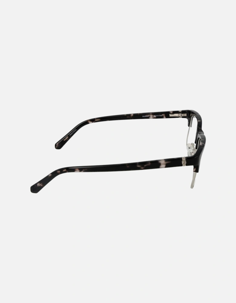 Browline Full-Rim Eyeglasses with Demo Lenses Women - Gray Frames