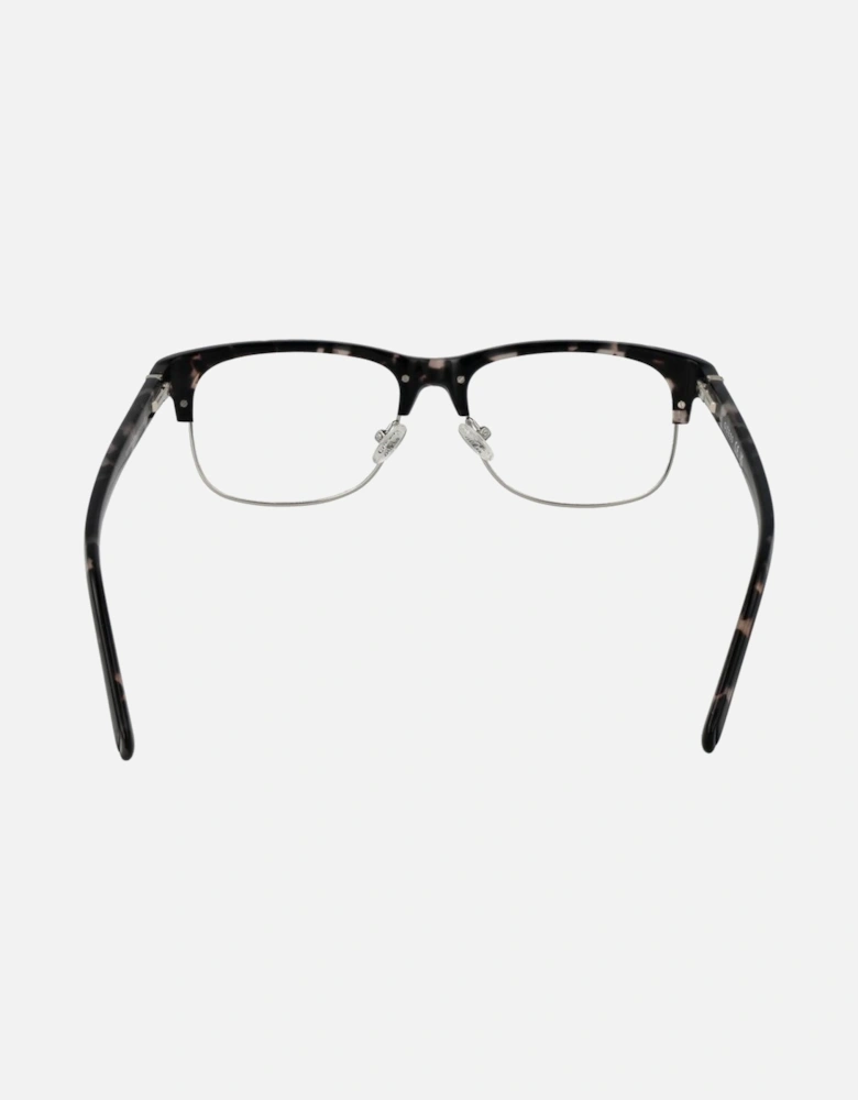 Browline Full-Rim Eyeglasses with Demo Lenses Women - Gray Frames