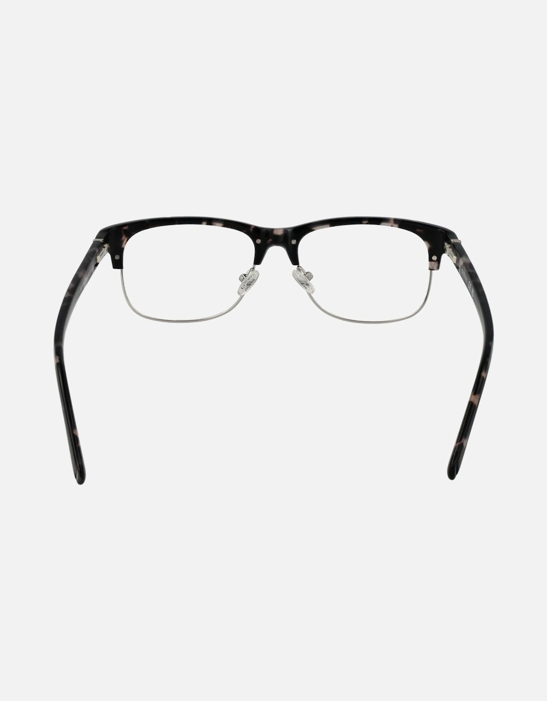 Browline Full-Rim Eyeglasses with Demo Lenses Women - Gray Frames