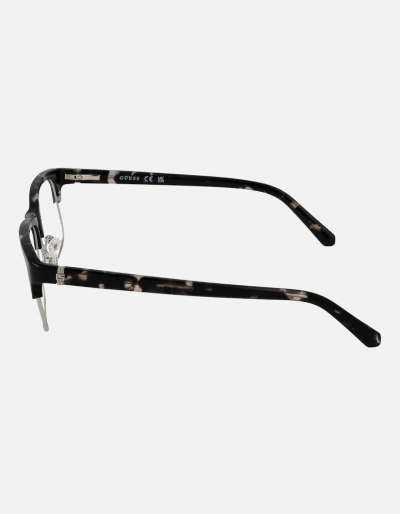 Browline Full-Rim Eyeglasses with Demo Lenses Women - Gray Frames
