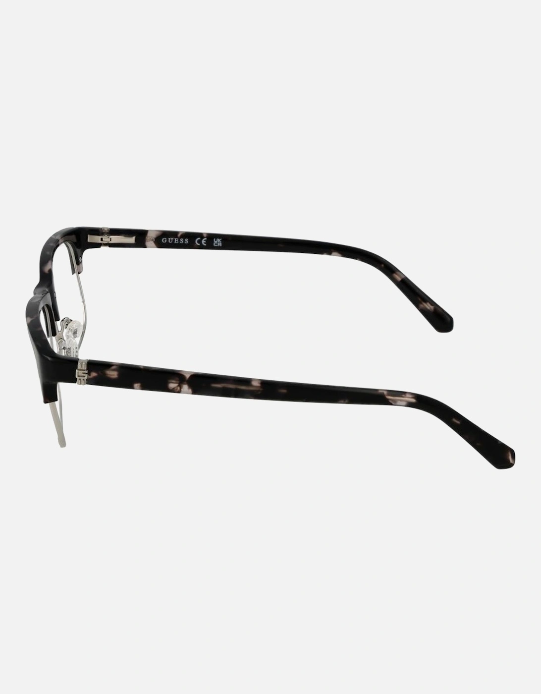 Browline Full-Rim Eyeglasses with Demo Lenses Women - Gray Frames
