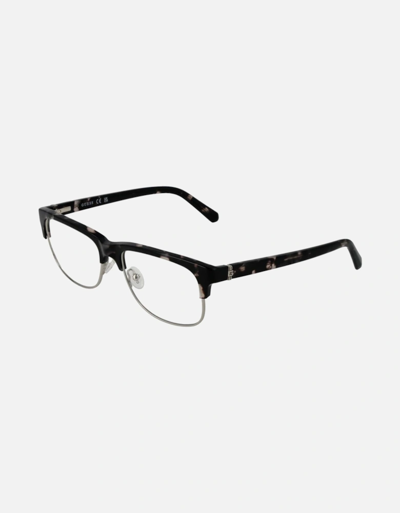 Browline Full-Rim Eyeglasses with Demo Lenses Women - Gray Frames
