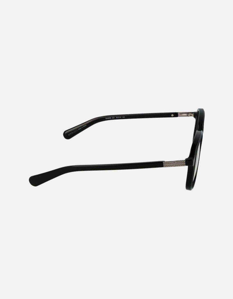 Full-Rim Round Plastic Eyeglasses Unisex - Black Frames