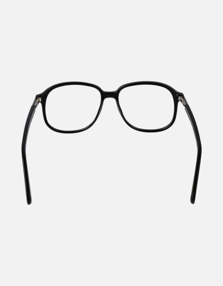 Full-Rim Round Plastic Eyeglasses Unisex - Black Frames