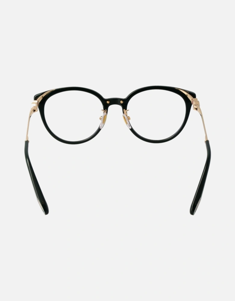 Full-Rim Panto Blue-Filter Glasses Women - Green Frames