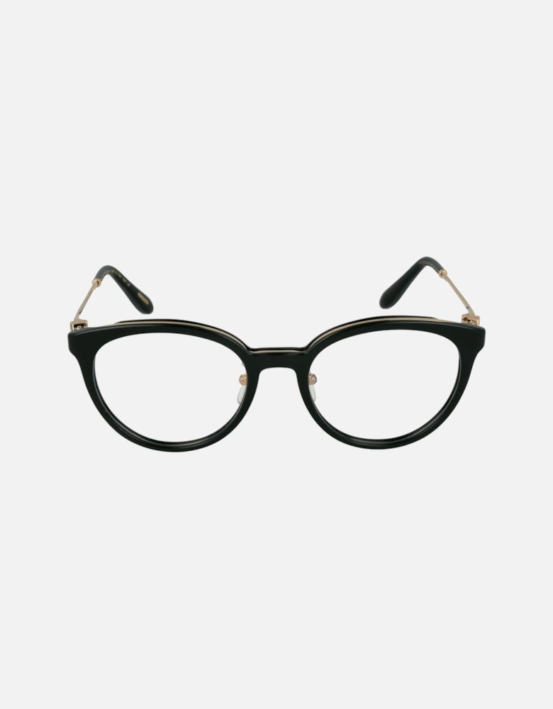 Full-Rim Panto Blue-Filter Glasses Women - Green Frames