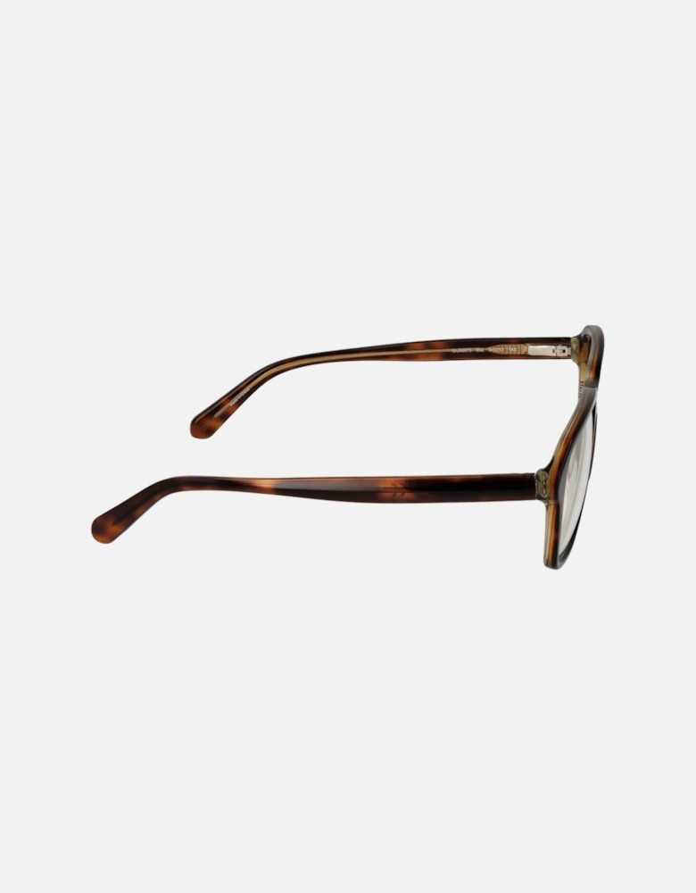 Full-Rim Square Eyeglasses with Demo Lenses Women - Brown Frames