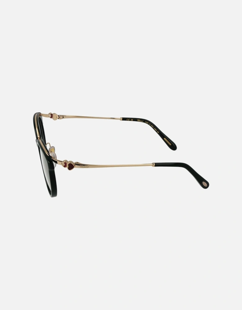 Full-Rim Panto Blue-Filter Glasses Women - Green Frames