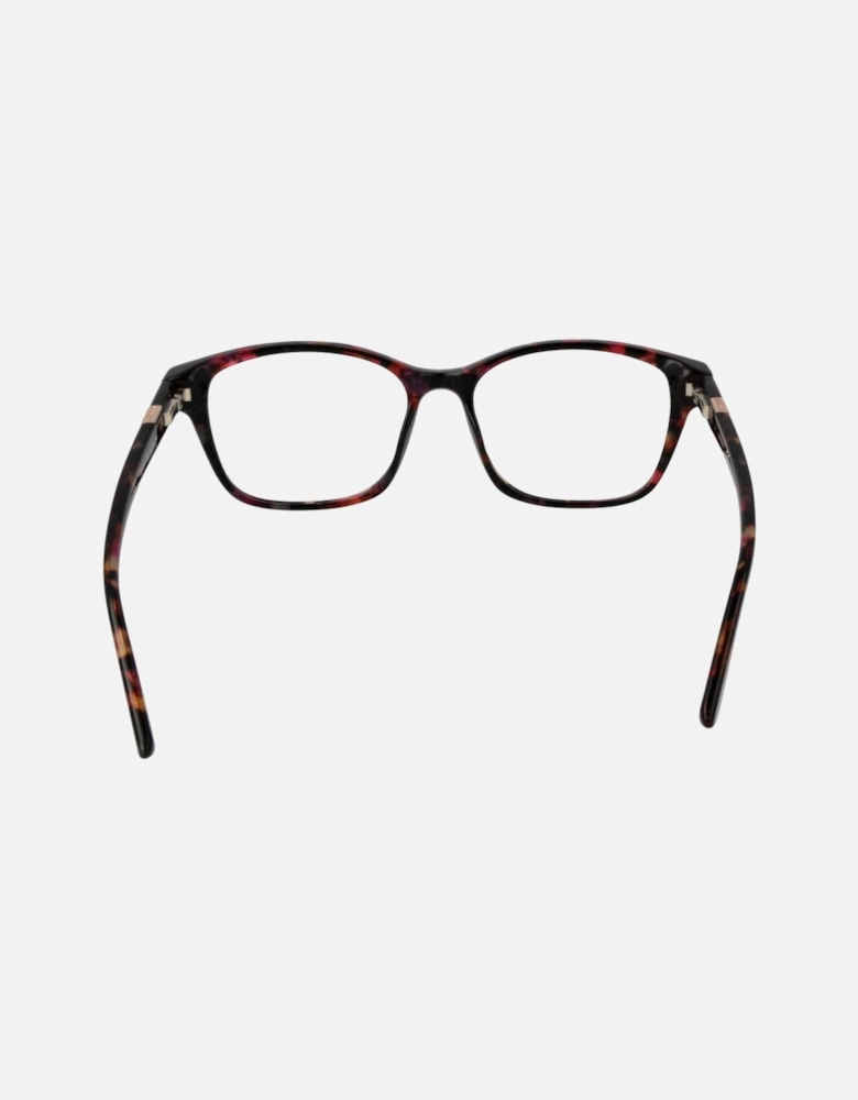 Full-Rim Rectangle Eyeglasses with Demo Lenses Women - Brown Frames