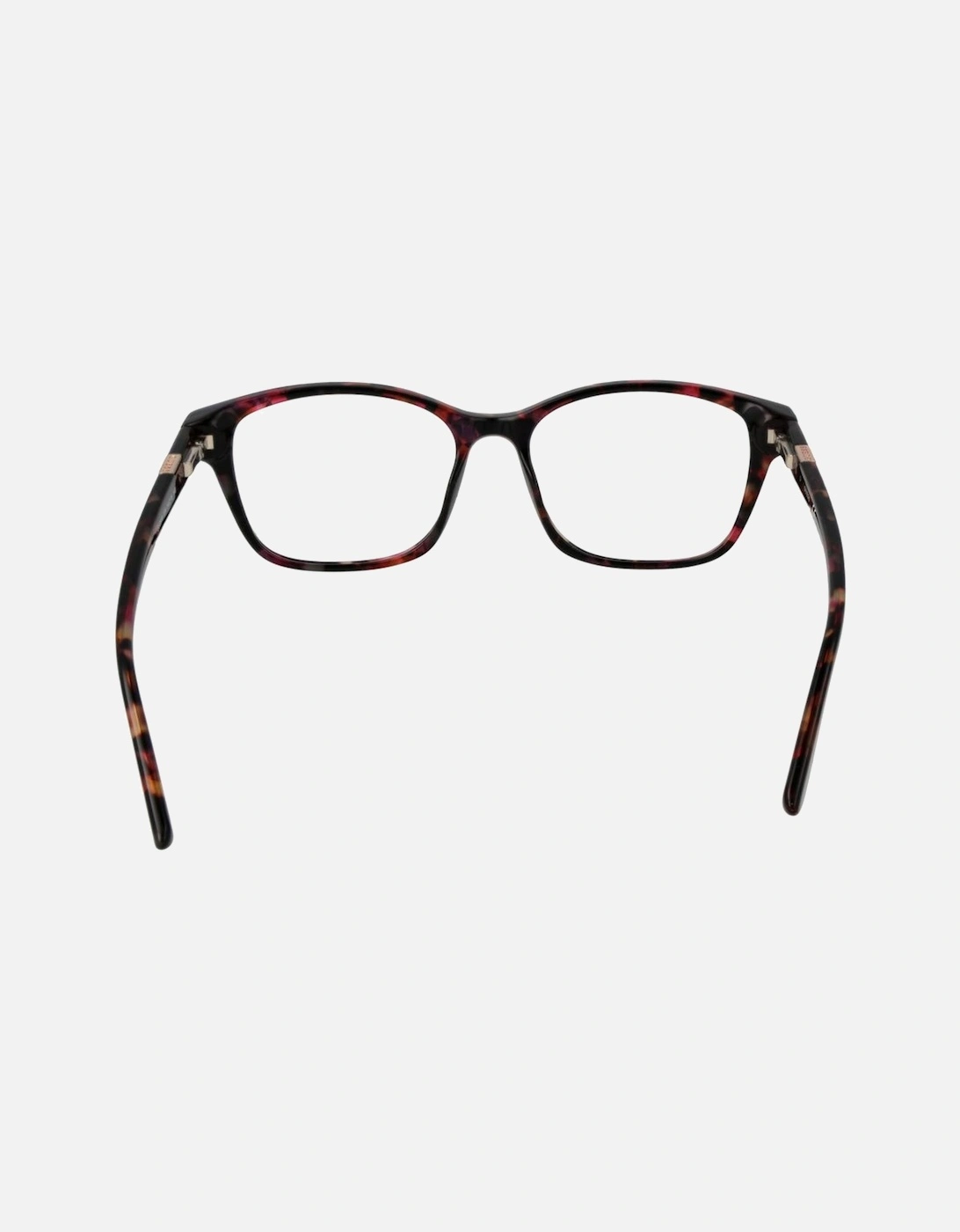 Full-Rim Rectangle Eyeglasses with Demo Lenses Women - Brown Frames
