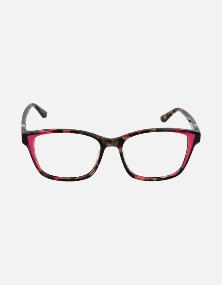 Full-Rim Rectangle Eyeglasses with Demo Lenses Women - Brown Frames