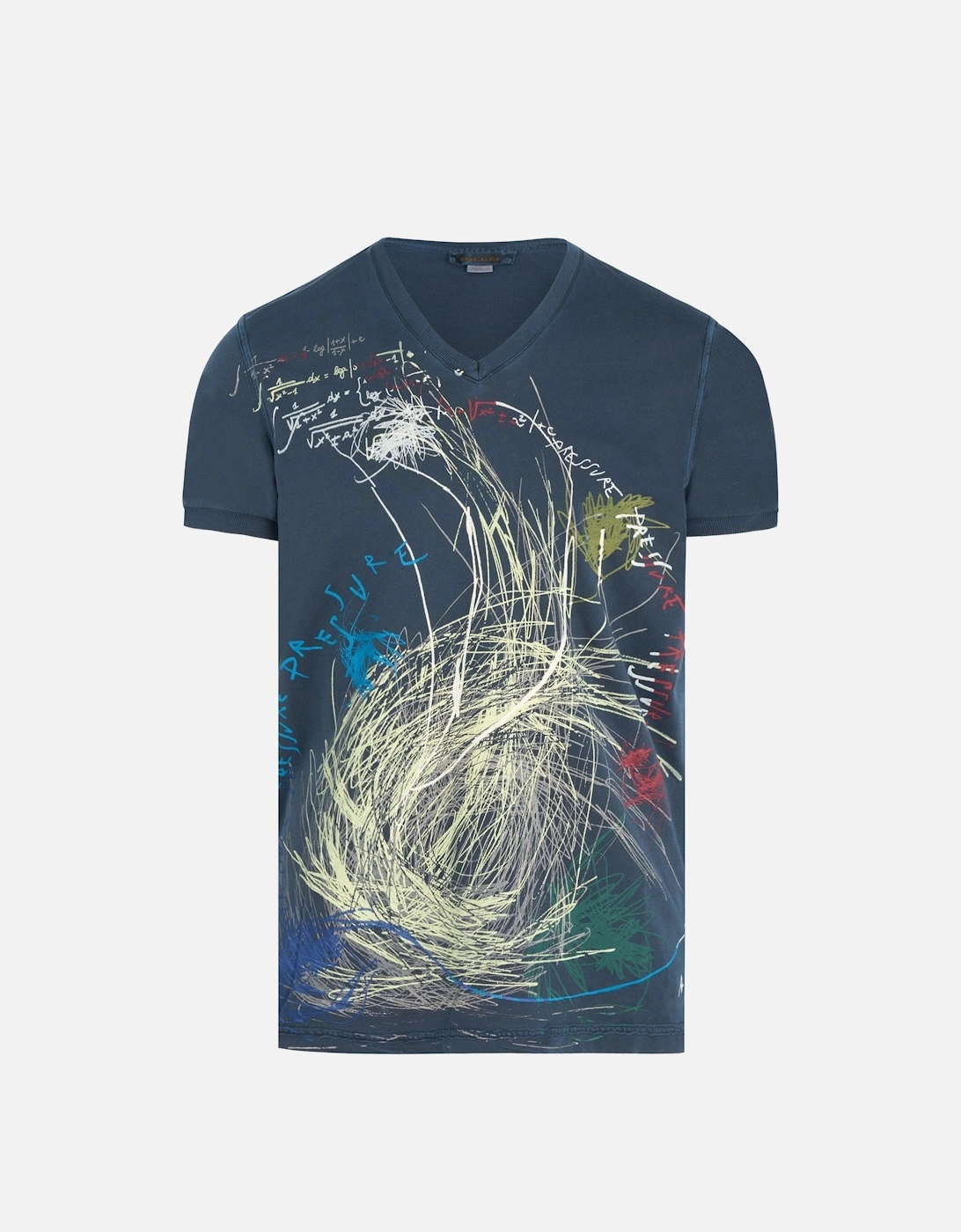 V-Neck Printed T-Shirt, 5 of 4