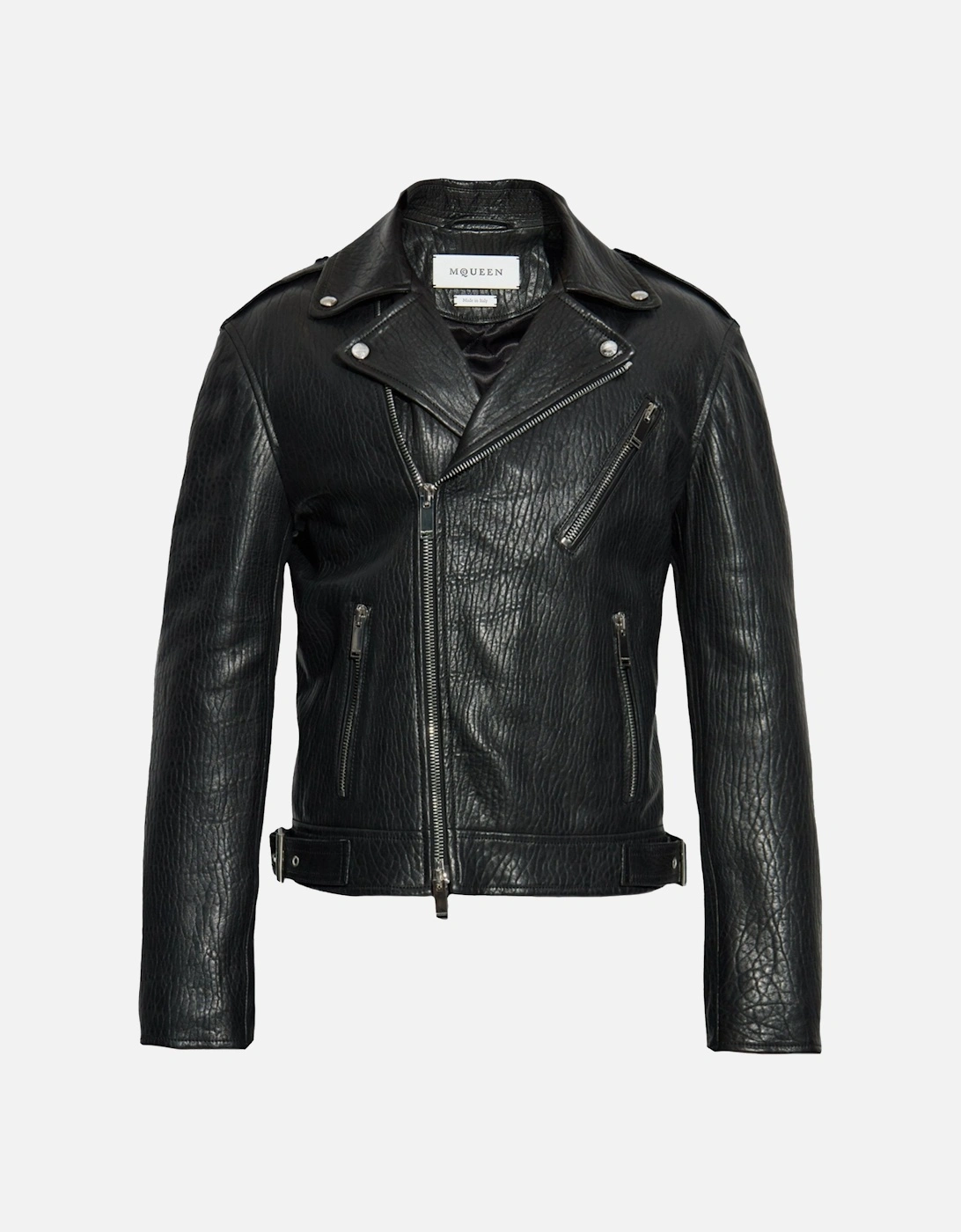 GRAIN LEATHER BIKER JACKET, 6 of 5